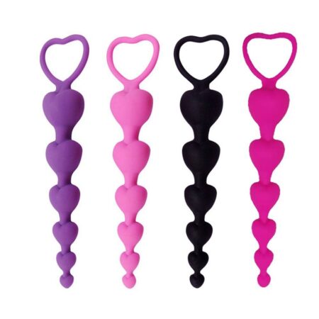 Premium Heart Shape Silicone Anal Plug - Waterproof Prostate Massager Vibrator - Discreet Adult Wellness Sex Toys for Men & Women in India
