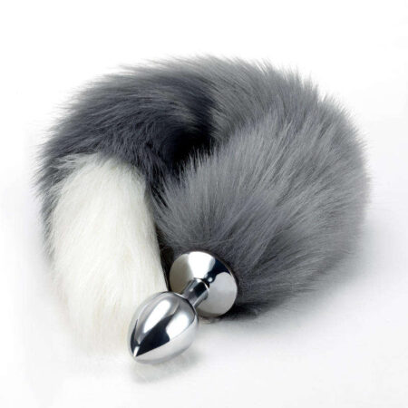 Premium Fox Tail Anal Plug for Magical Romantic Roleplay - Soft Faux Fur & Smooth Metal Butt Plug - Best Sex Toys in India for Couples & Adults