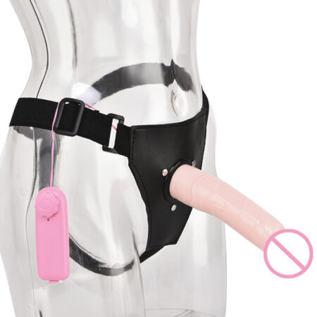 Premium Realistic Strap-on Harness with Ultra-Soft Silicone Dildo - Adjustable Wearable Penis Extender for Couples - Best Adult Wellness Product India
