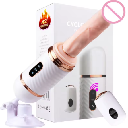 Automatic Sex Machine Gun ZDB Female Masturbation Device | 100% Waterproof Soft Silicone Heating Dildo Vibrator for Women & Couples | Premium Adult Wellness Toy