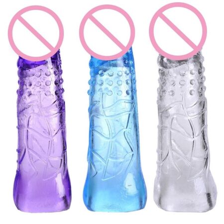 Premium Medical TPE Realistic Dildo - Flesh Tone Suction Cup Sex Toys for Women & Couples - Body-Safe Adult Wellness Products in India