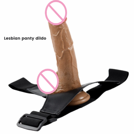 Premium Realistic Strap-on Dildo with Adjustable Harness - Ultra Soft Body-Safe Silicone Artificial Penis for Couples - Discreet Delivery India